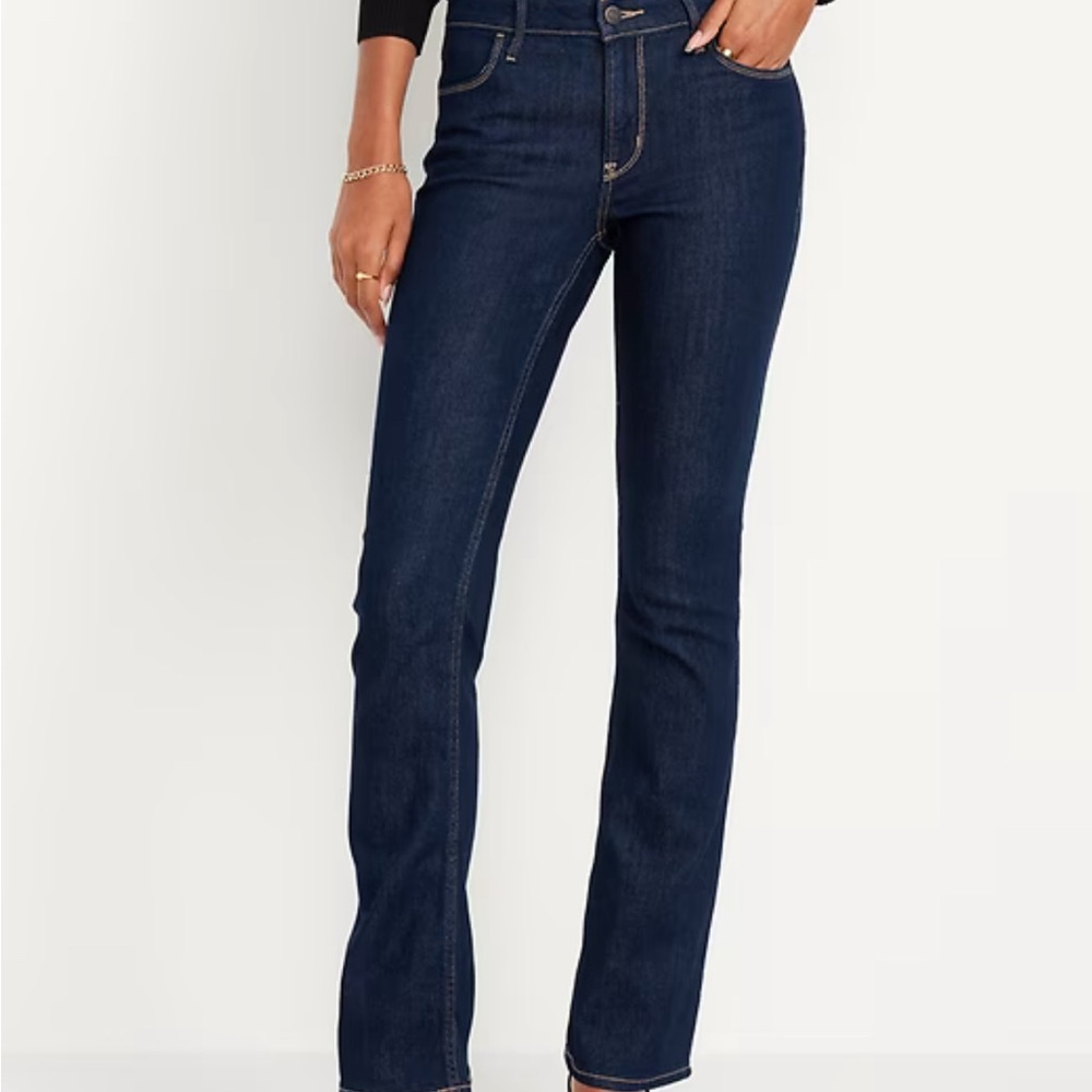 Old Navy Dark Blue Boot Cut Jeans
